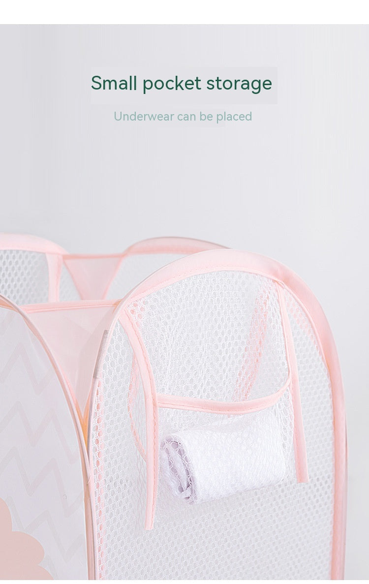 Cartoon Laundry Basket Large Laundry Basket Storage Basket Foldable Dirty Clothes Basket Simple Put Dirty Clothes Storage Basket