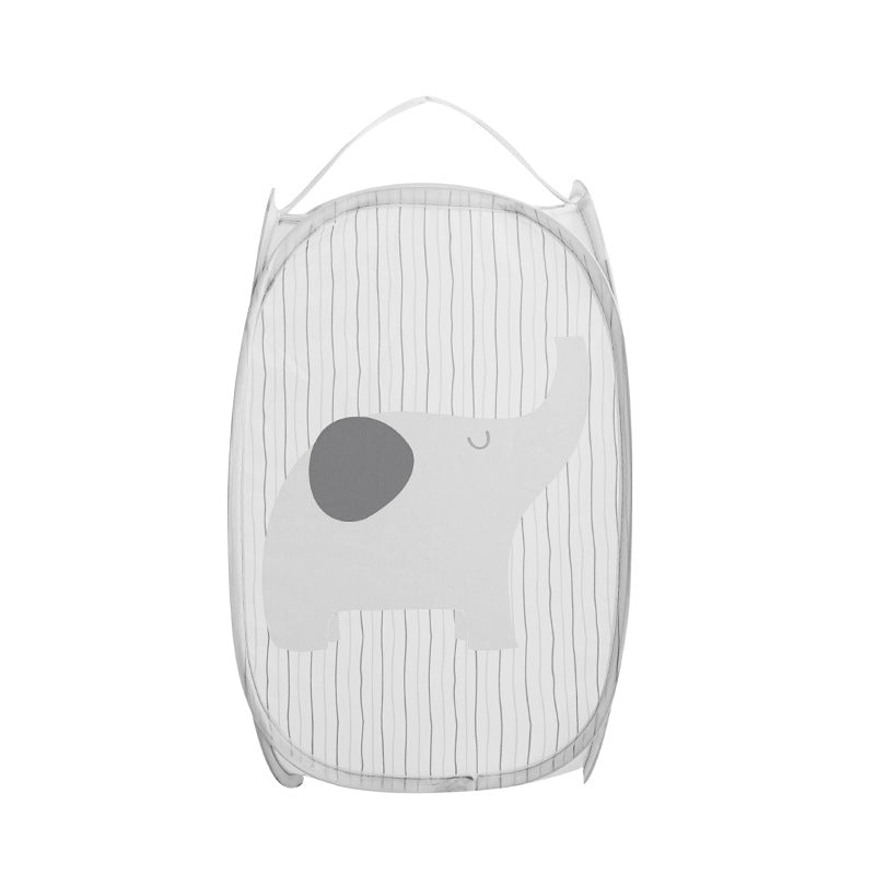 Cartoon Laundry Basket Large Laundry Basket Storage Basket Foldable Dirty Clothes Basket Simple Put Dirty Clothes Storage Basket